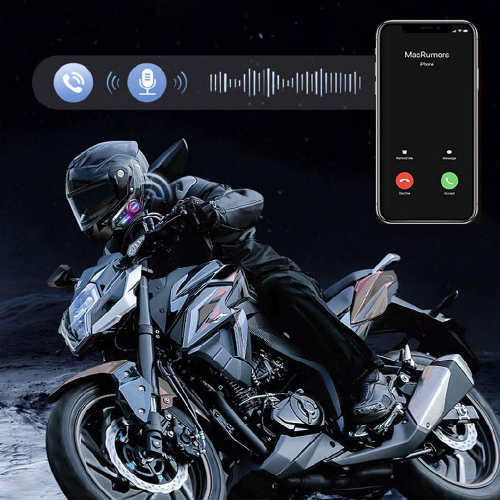 Commute Cycling Helmet - Motorcycle Helmet Headset Wireless Smart Helmet