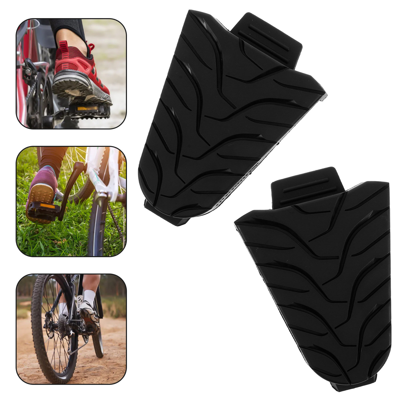 Cycling Commute Training - 2Pcs Cycling Cleat Covers Road Shoe