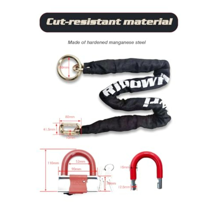 Heavy Duty Motorcycle Chain Lo – U Lock Heavy Duty Bewertung und Preis