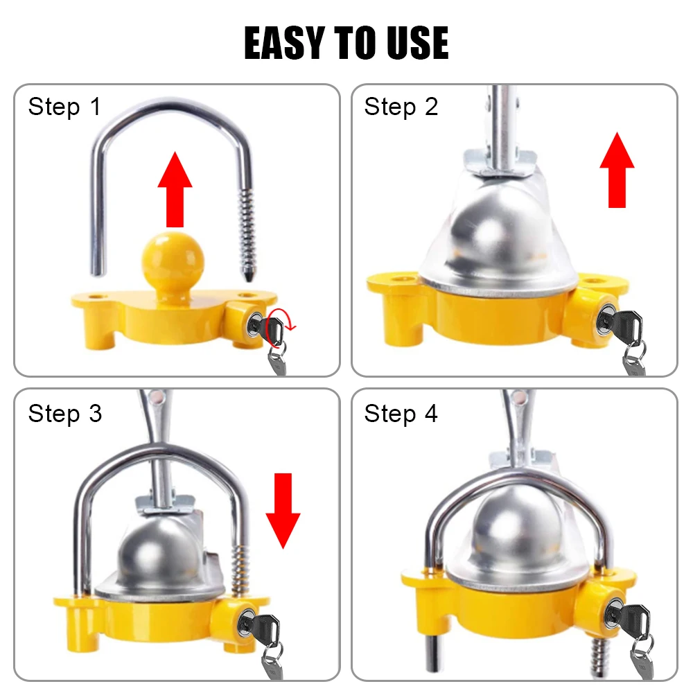 Tow Ball Security Anti-Theft T – U Lock Heavy Duty Bewertung und Preis
