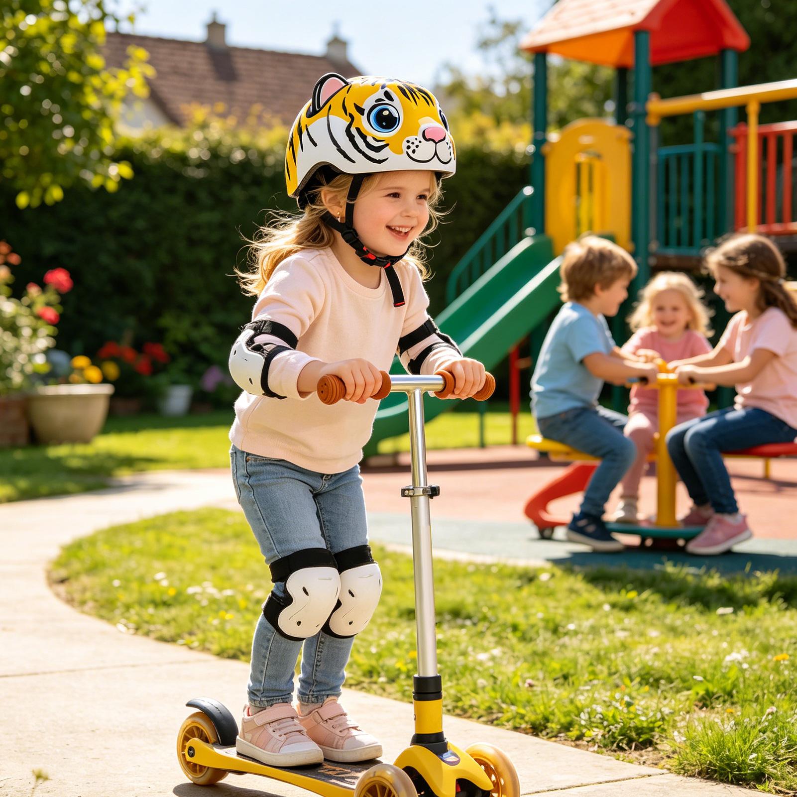 Kids Helmet Tiger Pattern Adju – Commute Cycling Helmet Bewertung und Preis