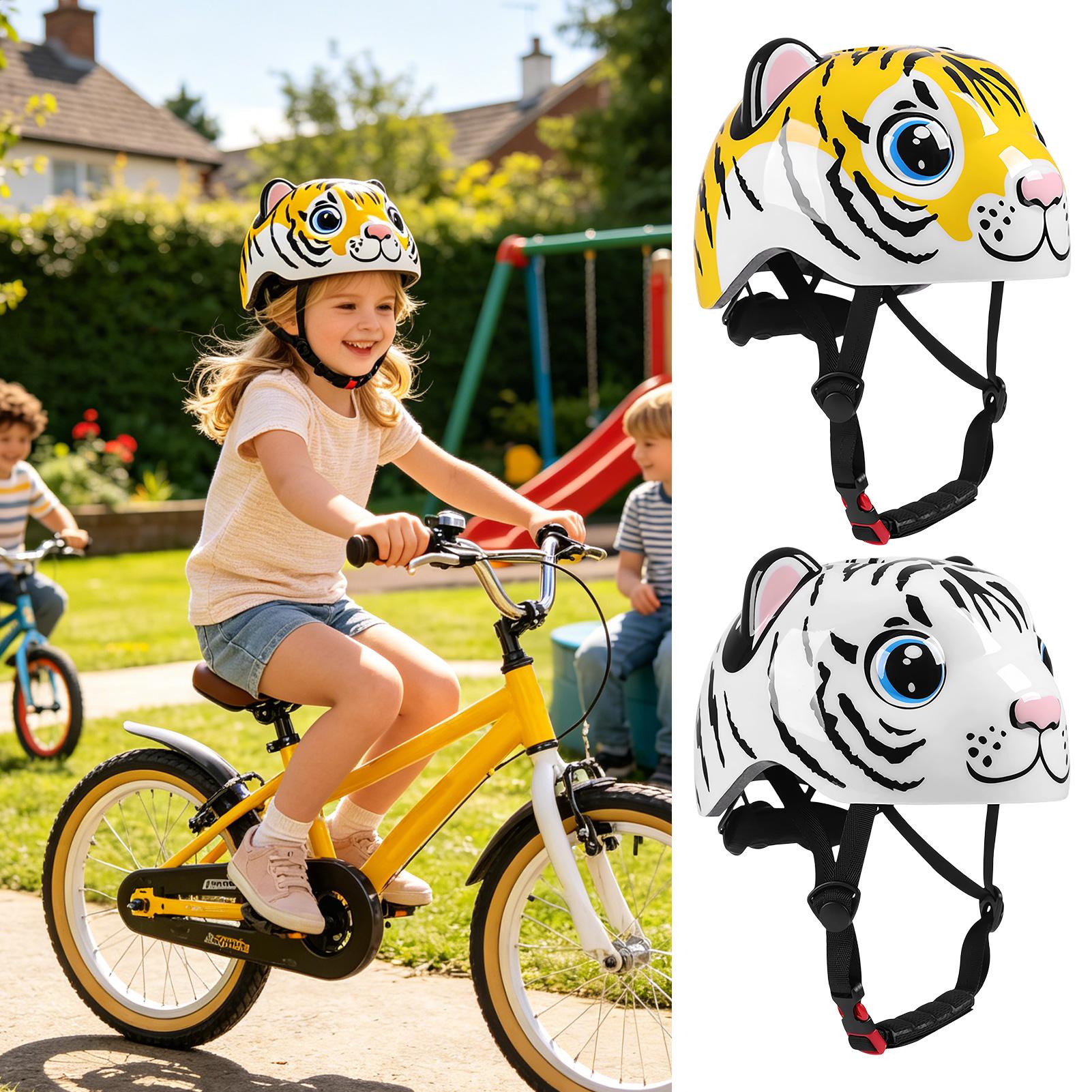 Kids Helmet Tiger Pattern Adju – Commute Cycling Helmet Bewertung und Preis
