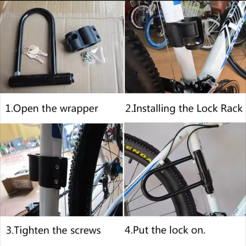 Bicycle U Lock Anti-theft Heav – U Lock Heavy Duty Bewertung und Preis