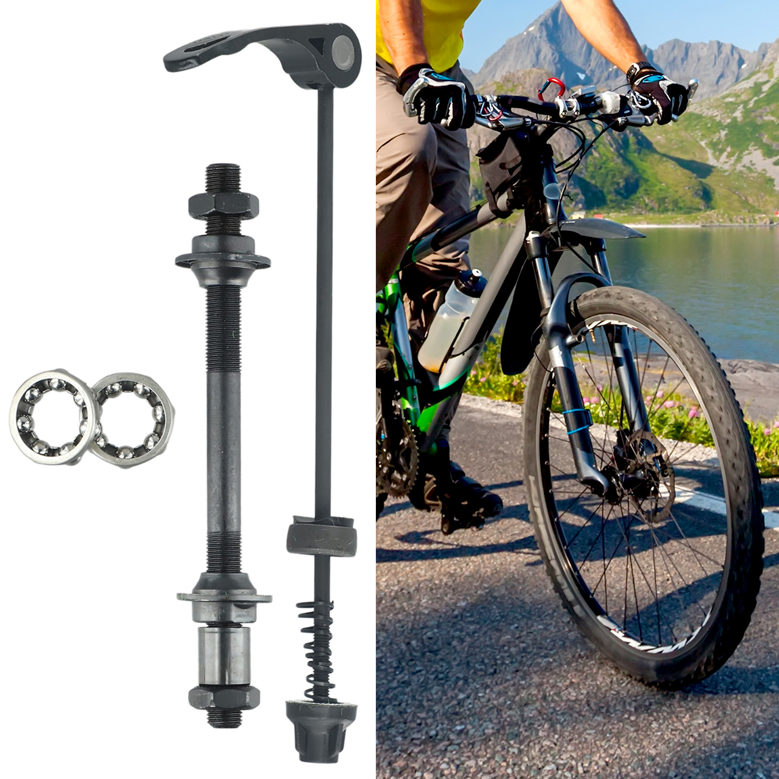 1 Set MTB Bike Axle Front Rear – Dynamo Hub Front Bewertung und Preis